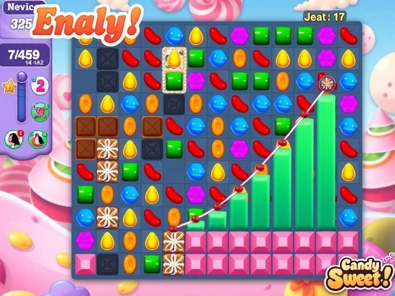 Candy Match Madness gameplay screenshot showing colorful candies and Indian sweets